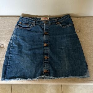 Judy blue denim skirt
